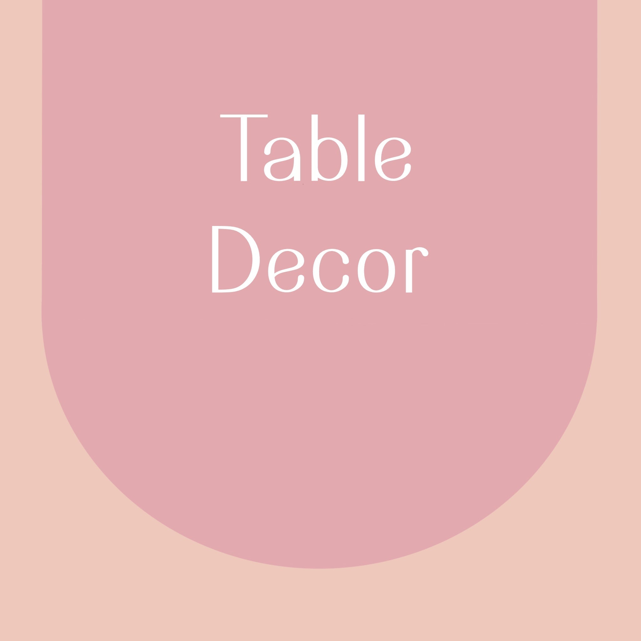 Table decor