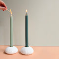 Sea Urchin candle Holder — Eco Resin | Coastal Wedding Decor