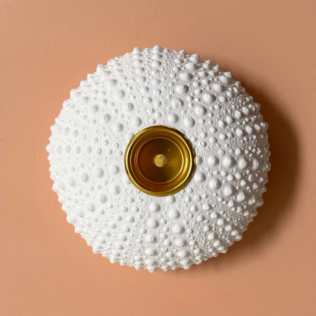 Sea Urchin candle Holder — Eco Resin | Coastal Wedding Decor