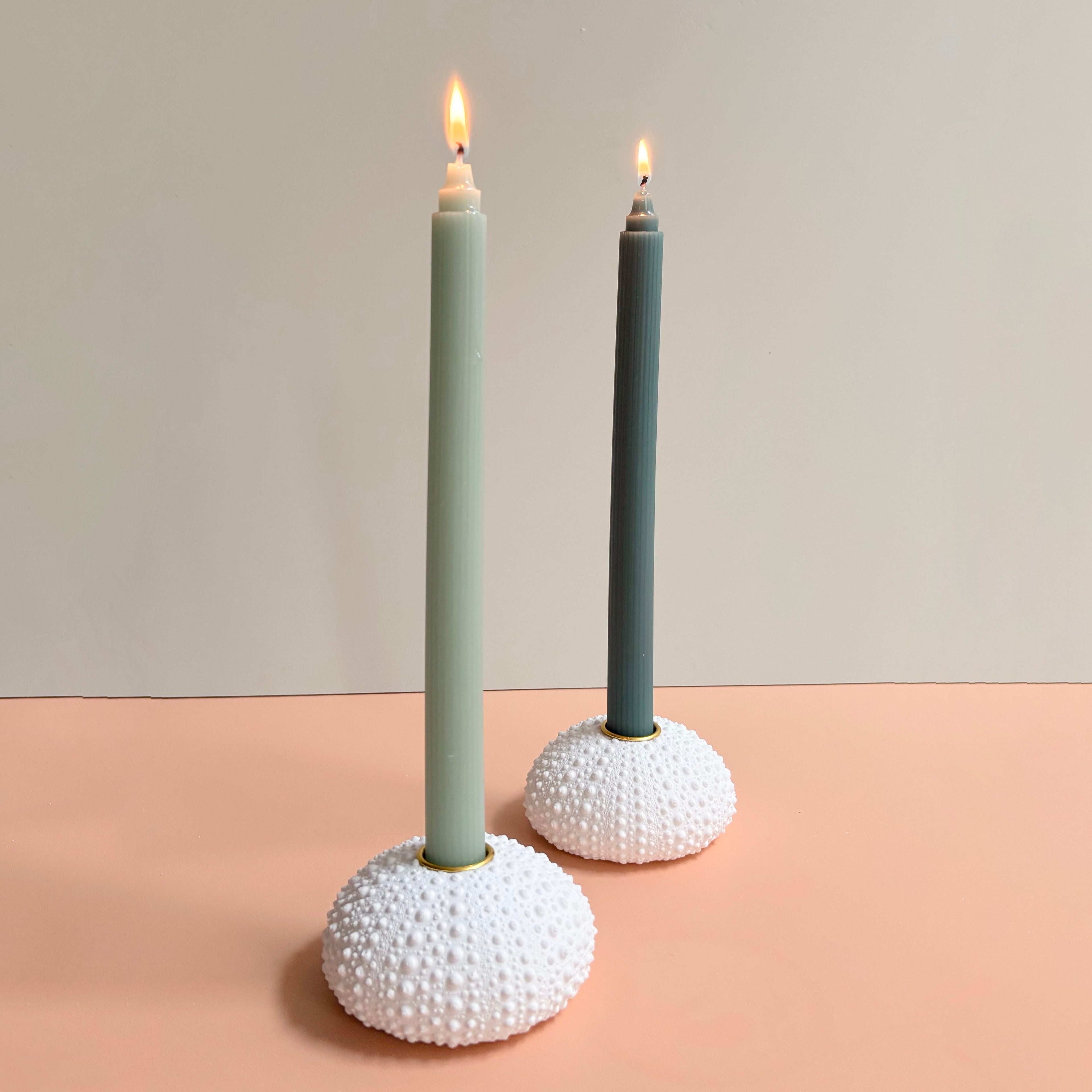 Sea Urchin candle Holder — Eco Resin | Coastal Wedding Decor