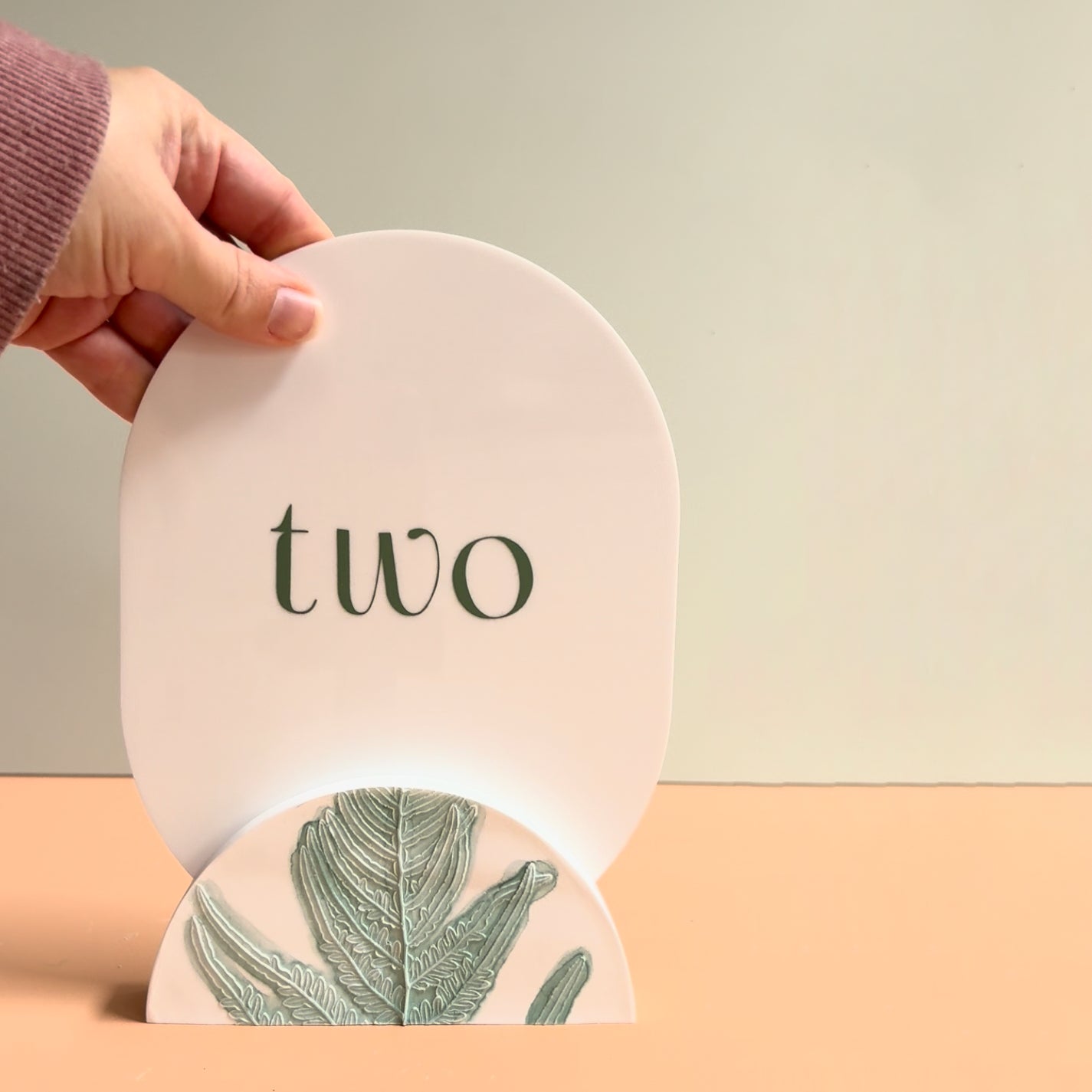 Fern Table Numbers | Australian Native Resin