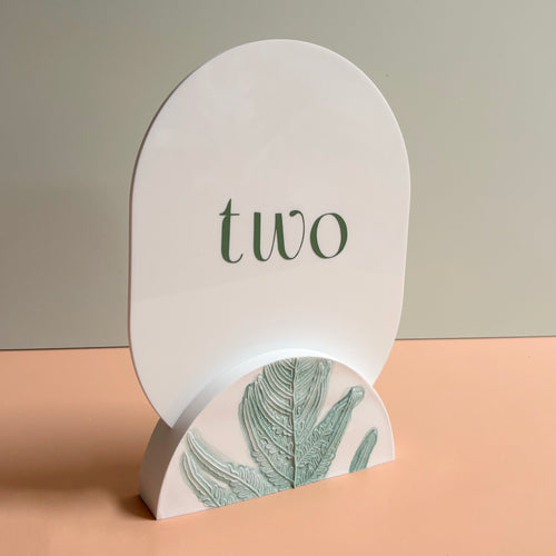 Fern Table Numbers | Australian Native Resin