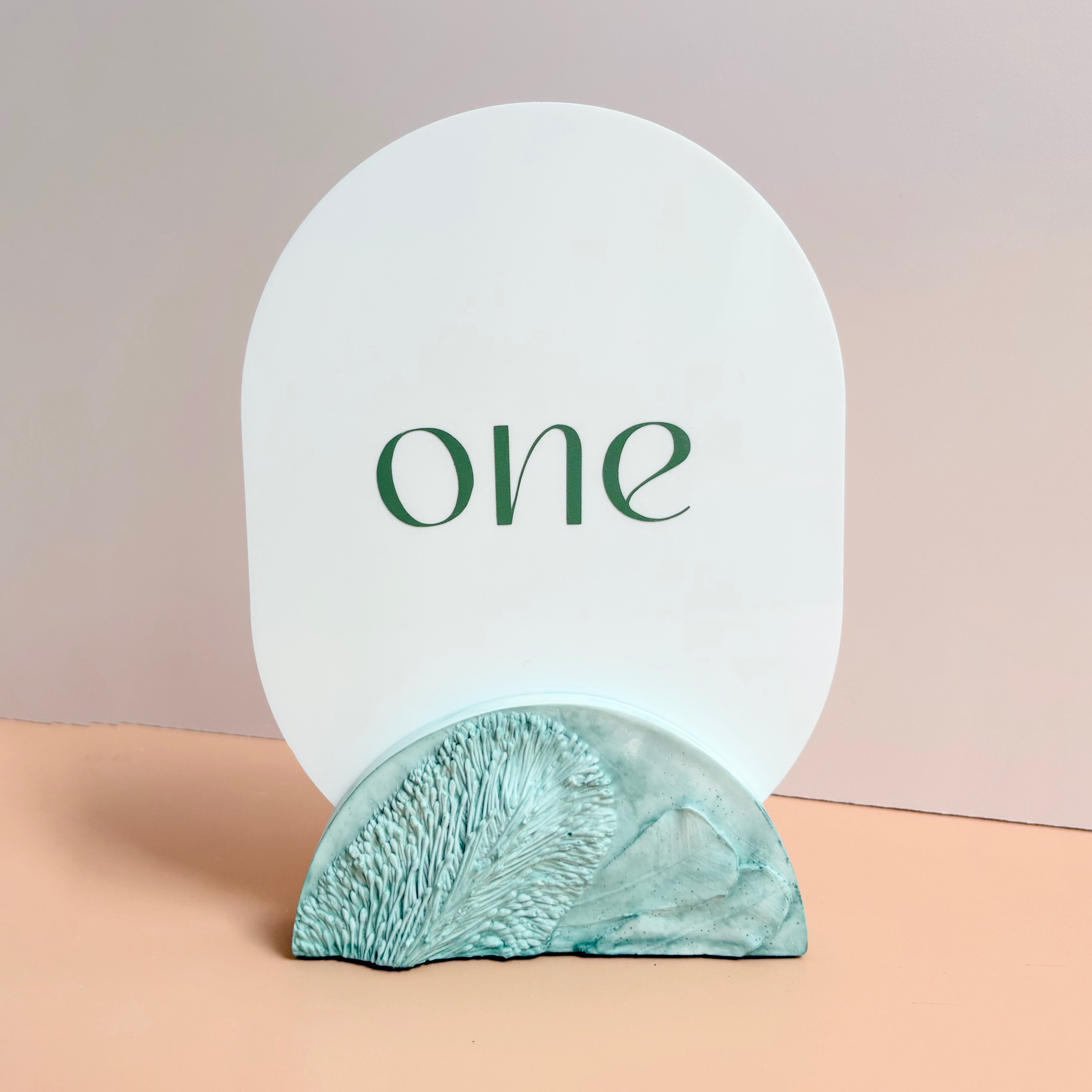 Banksia Flower Wedding Table Numbers | Australian Native Resin | Annaglee