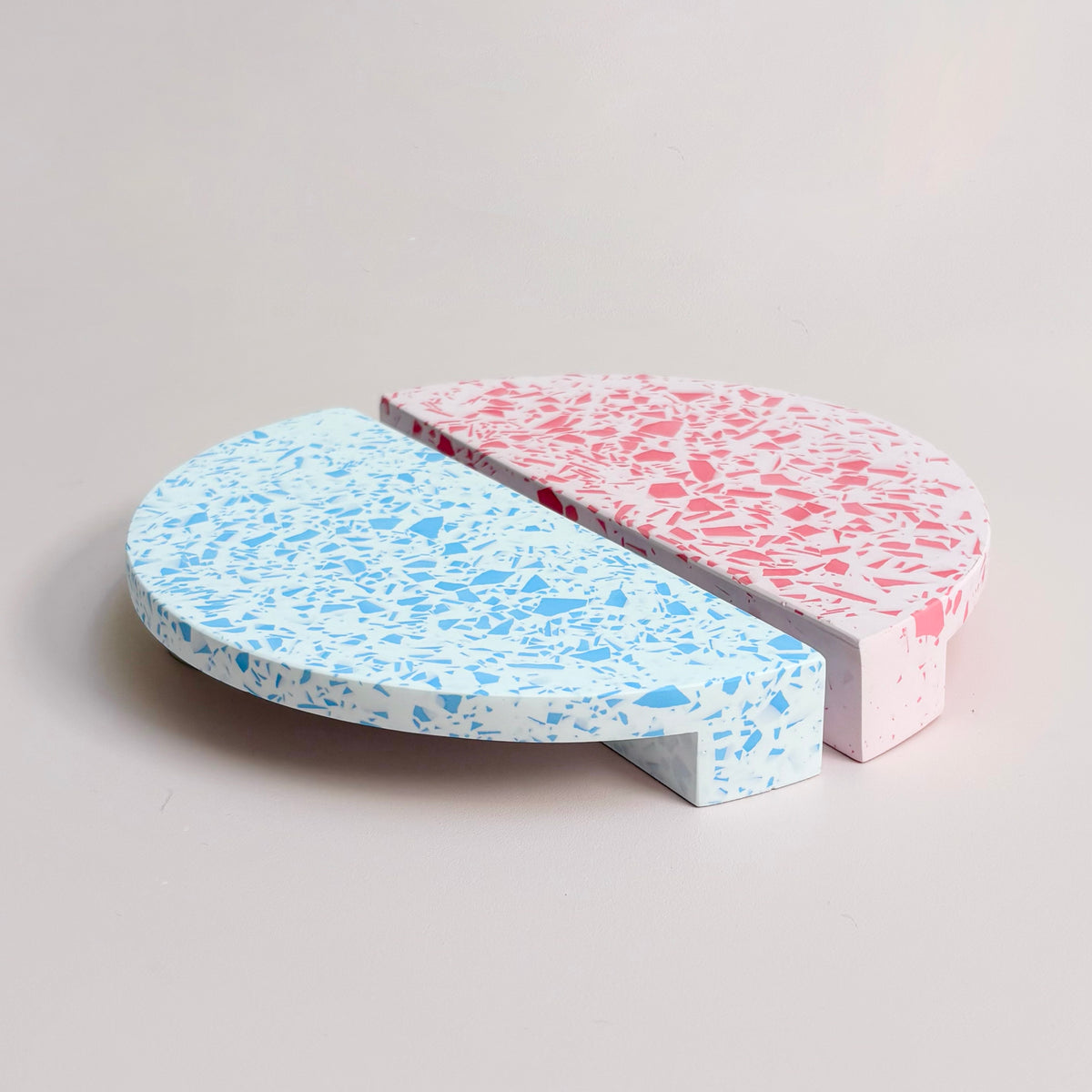 Large Semi-Circle Handle - pick your Terrazzo Resin