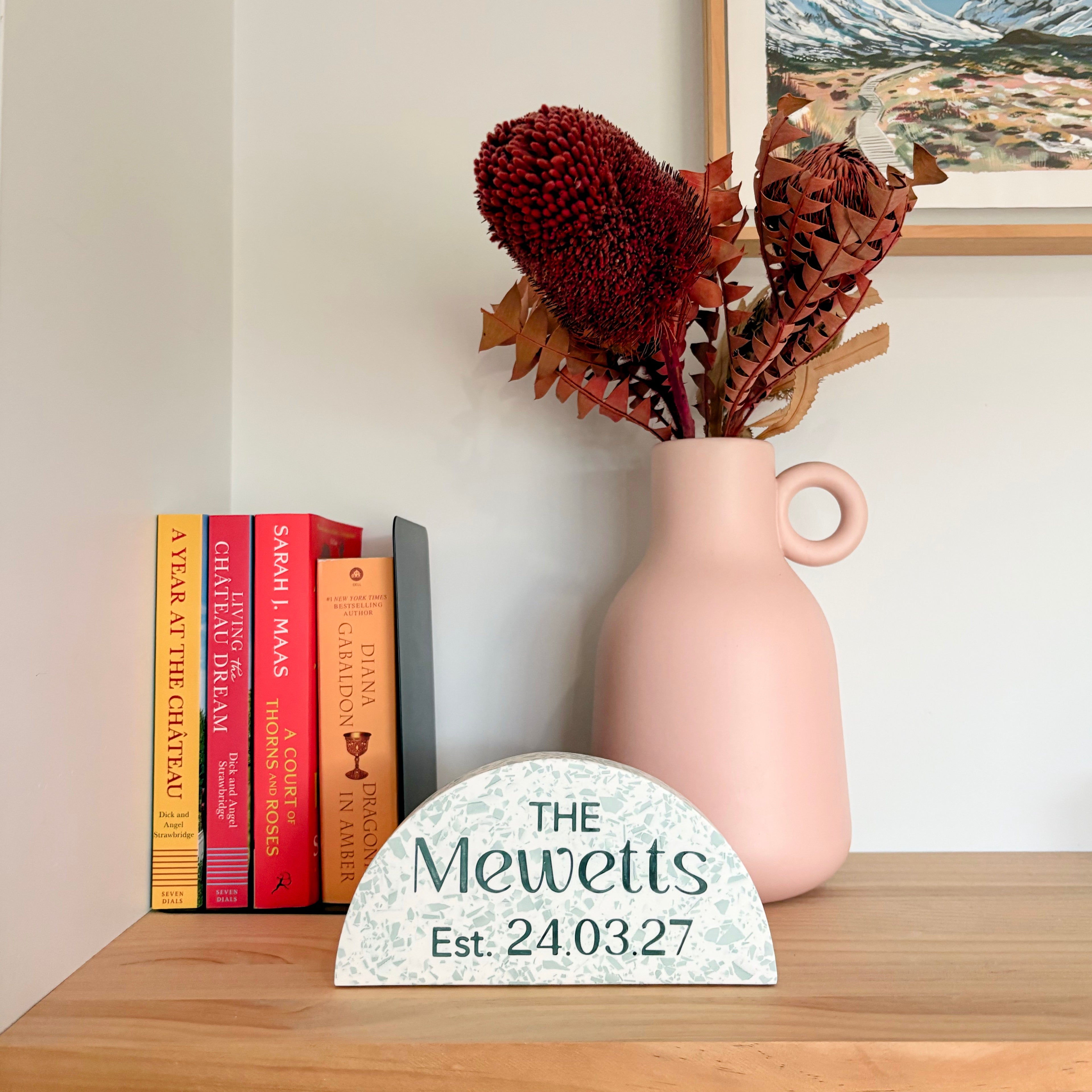 Personalised Wedding Family Name Arch Ornament