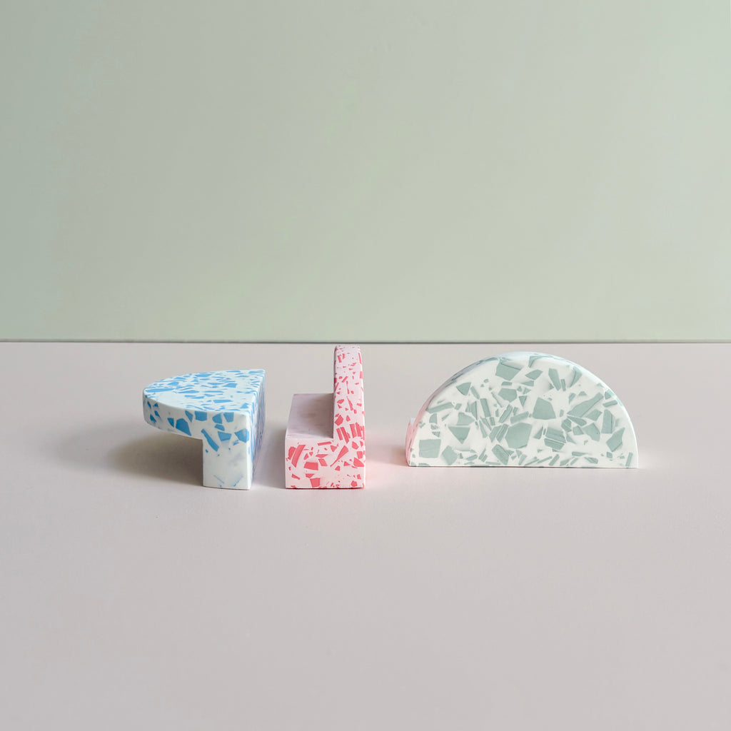 Small Semi-Circle Handle - pick your terrazzo