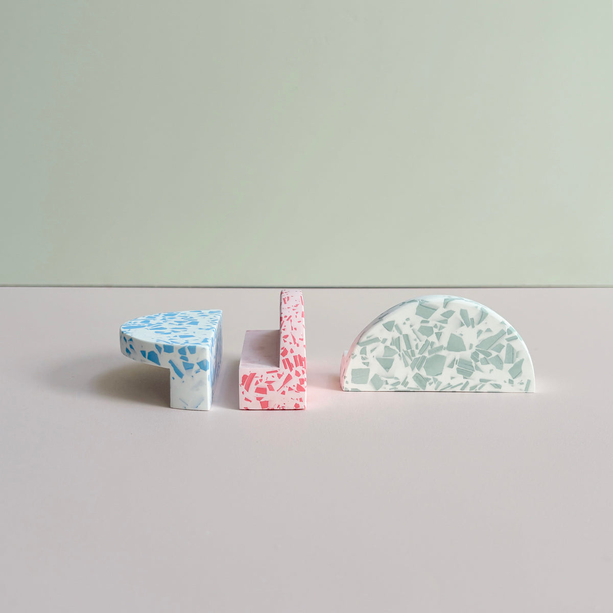 Small Semi-Circle Handle - pick your terrazzo