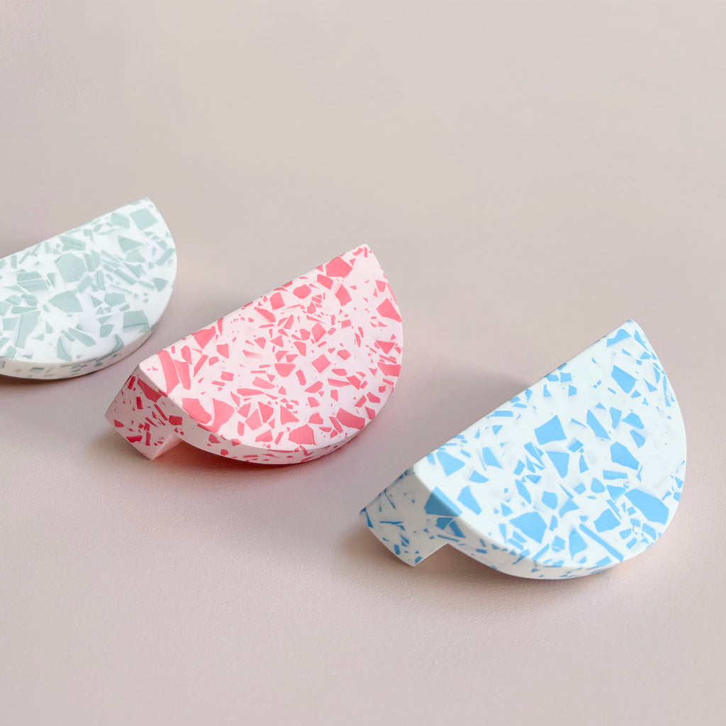 Small Semi-Circle Handle - pick your terrazzo