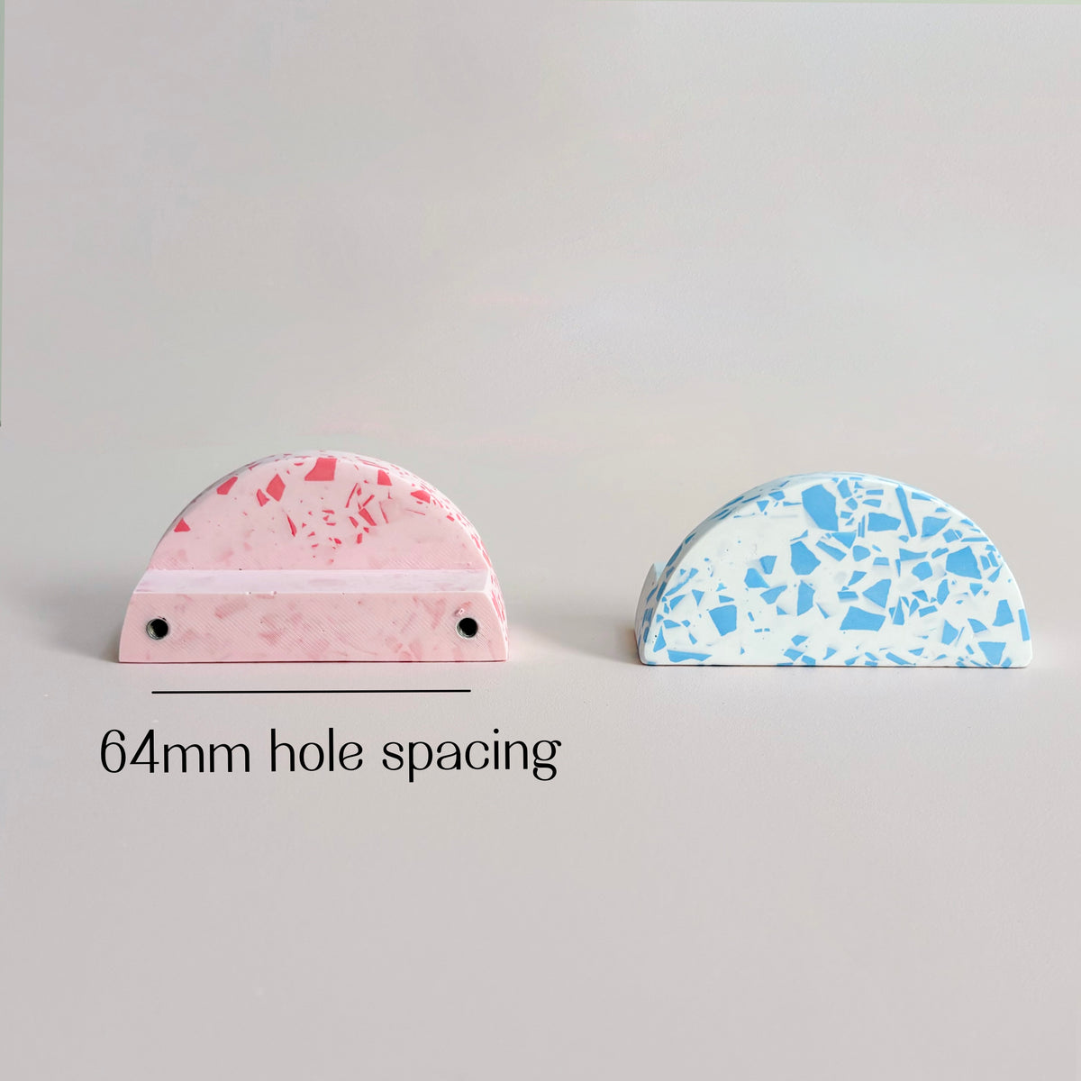 Small Semi-Circle Handle - pick your terrazzo