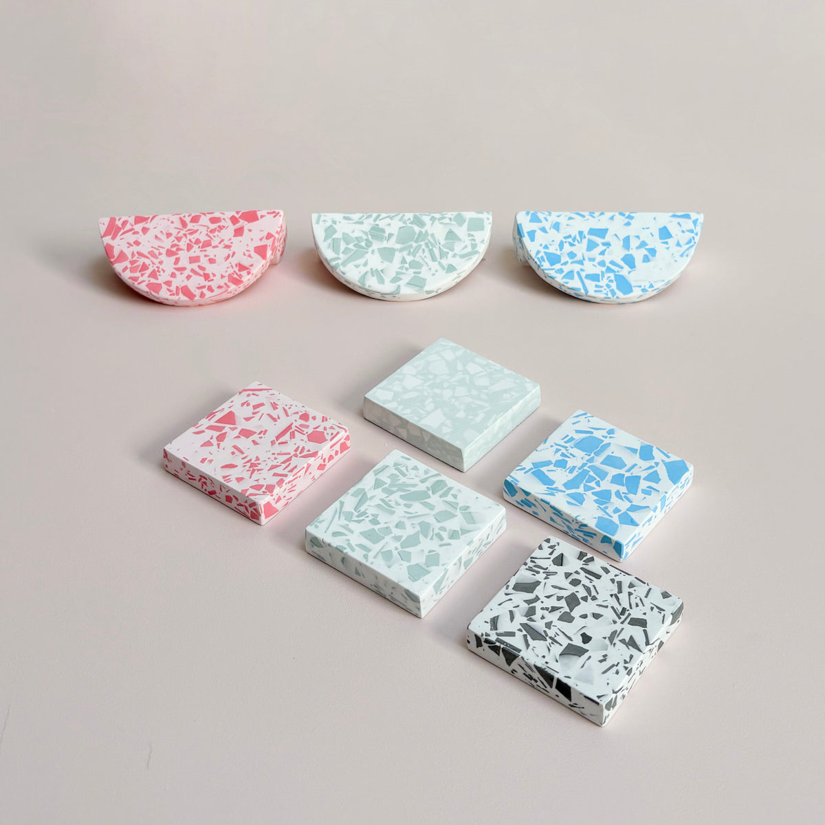Small Semi-Circle Handle - pick your terrazzo