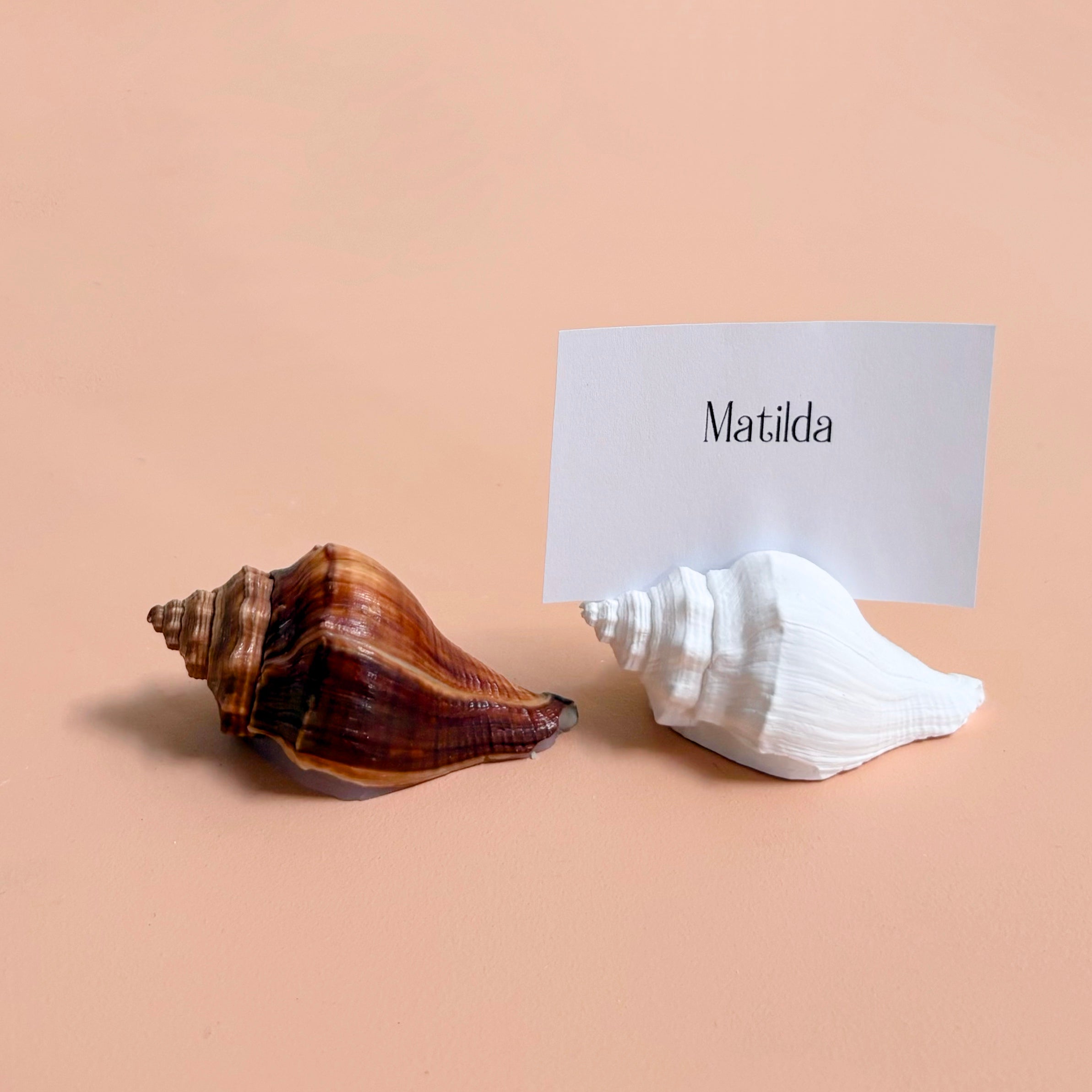 eco resin place card holders/photo holders