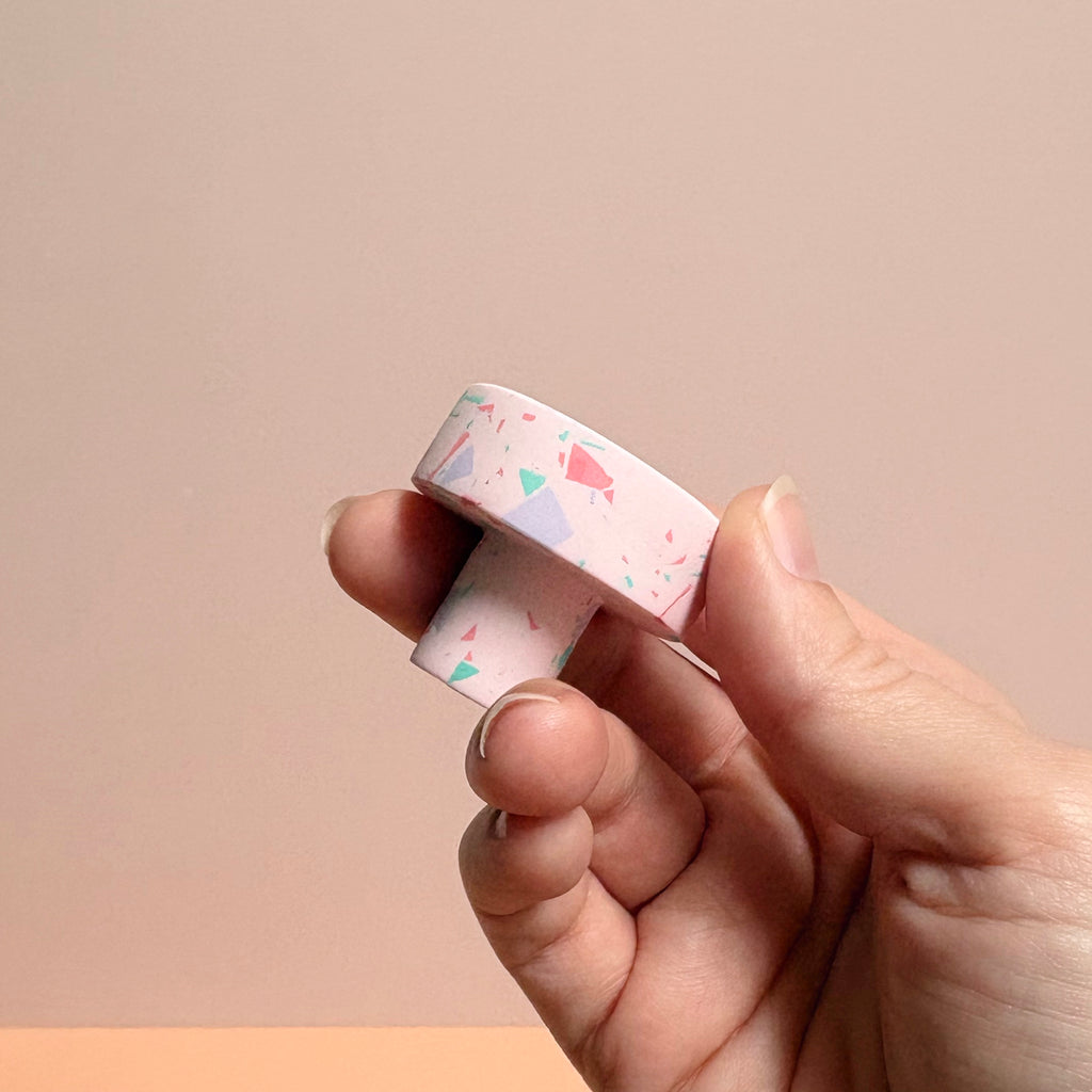 'Confetti' terrazzo knobs