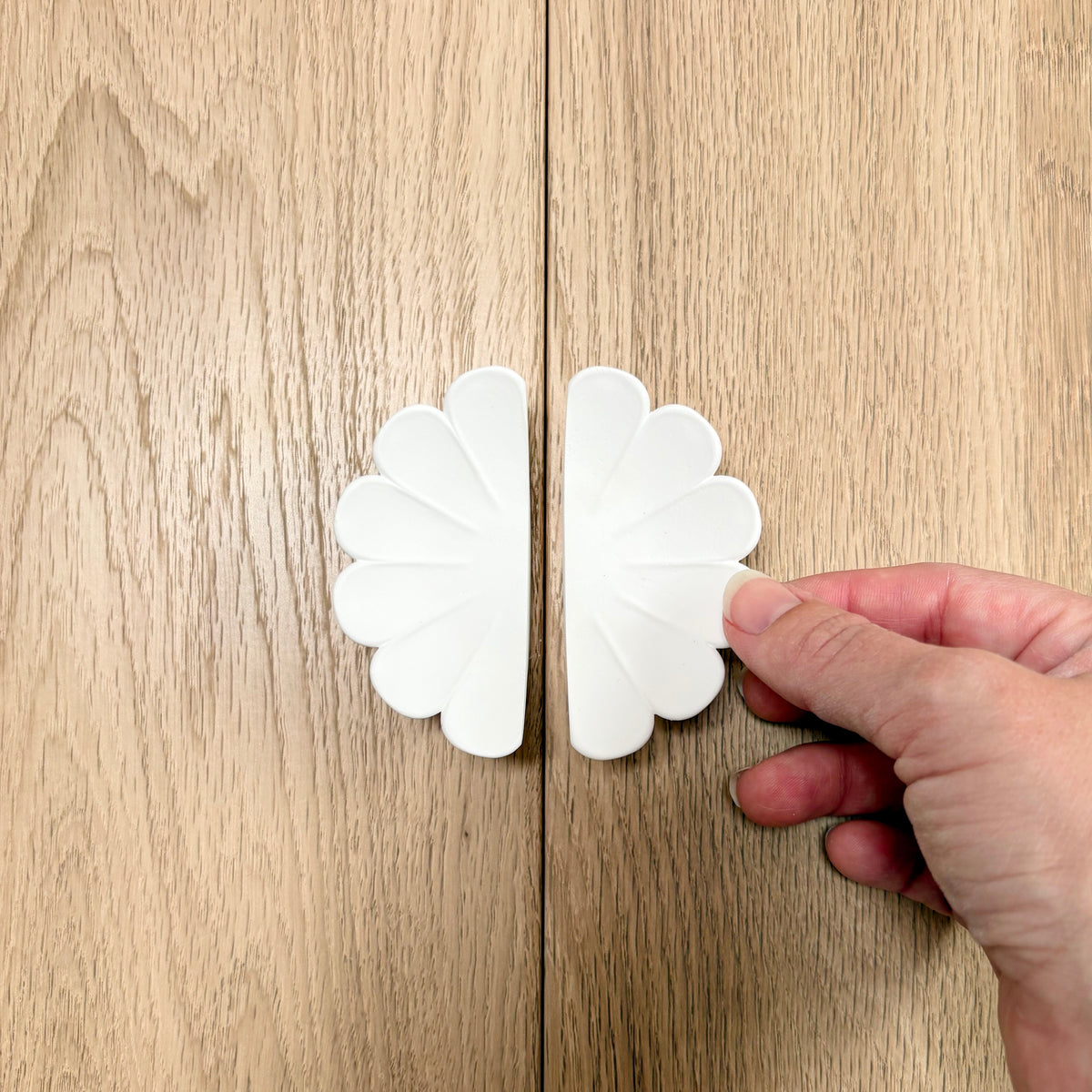 Semi-Circle Flower Handle