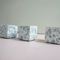 Sage Green Terrazzo Name Card & Photo Holder